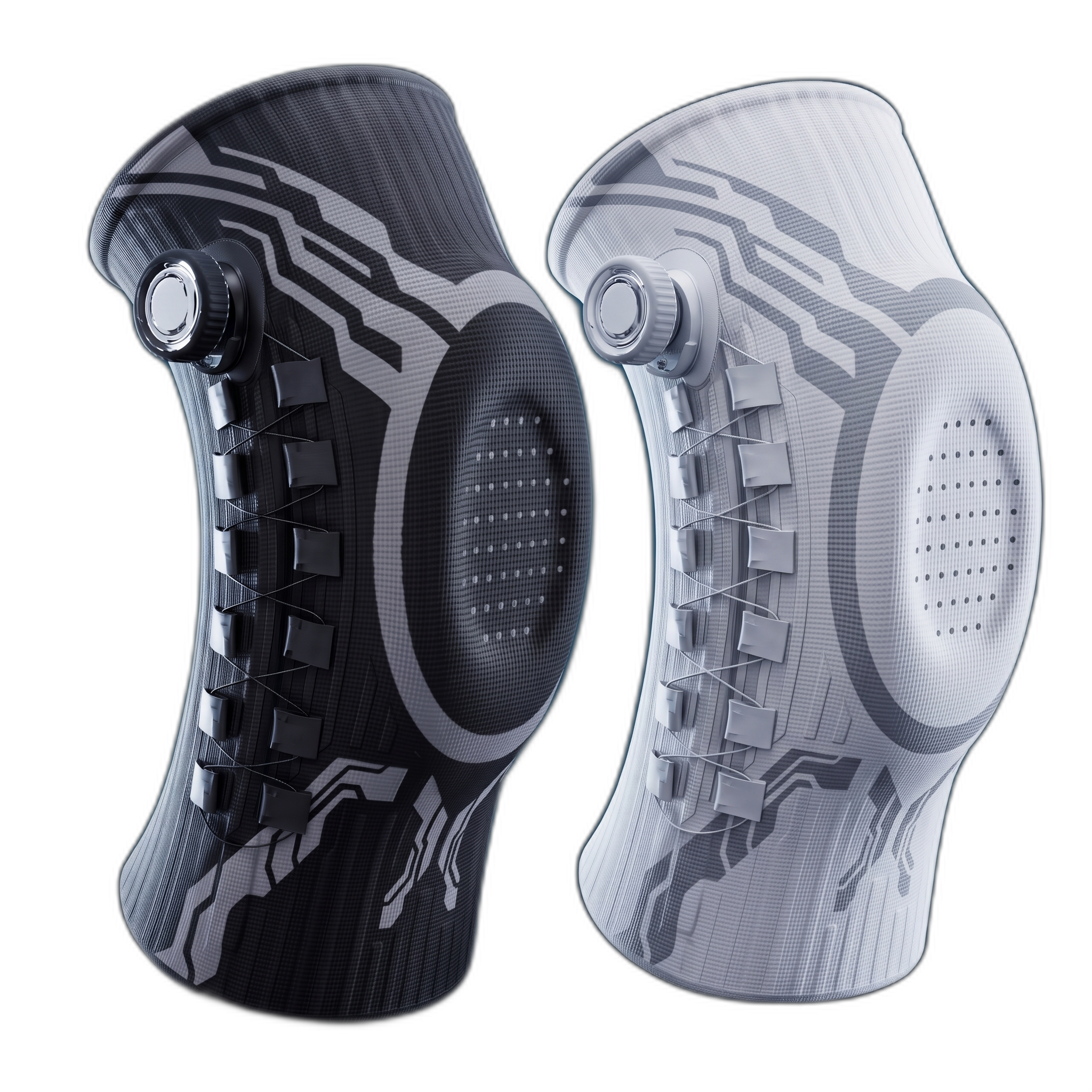 JointArmor™ Knee Braces — Black and White